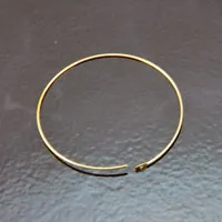 1.5in Bead Hoop Earwire, Gold, pk/12