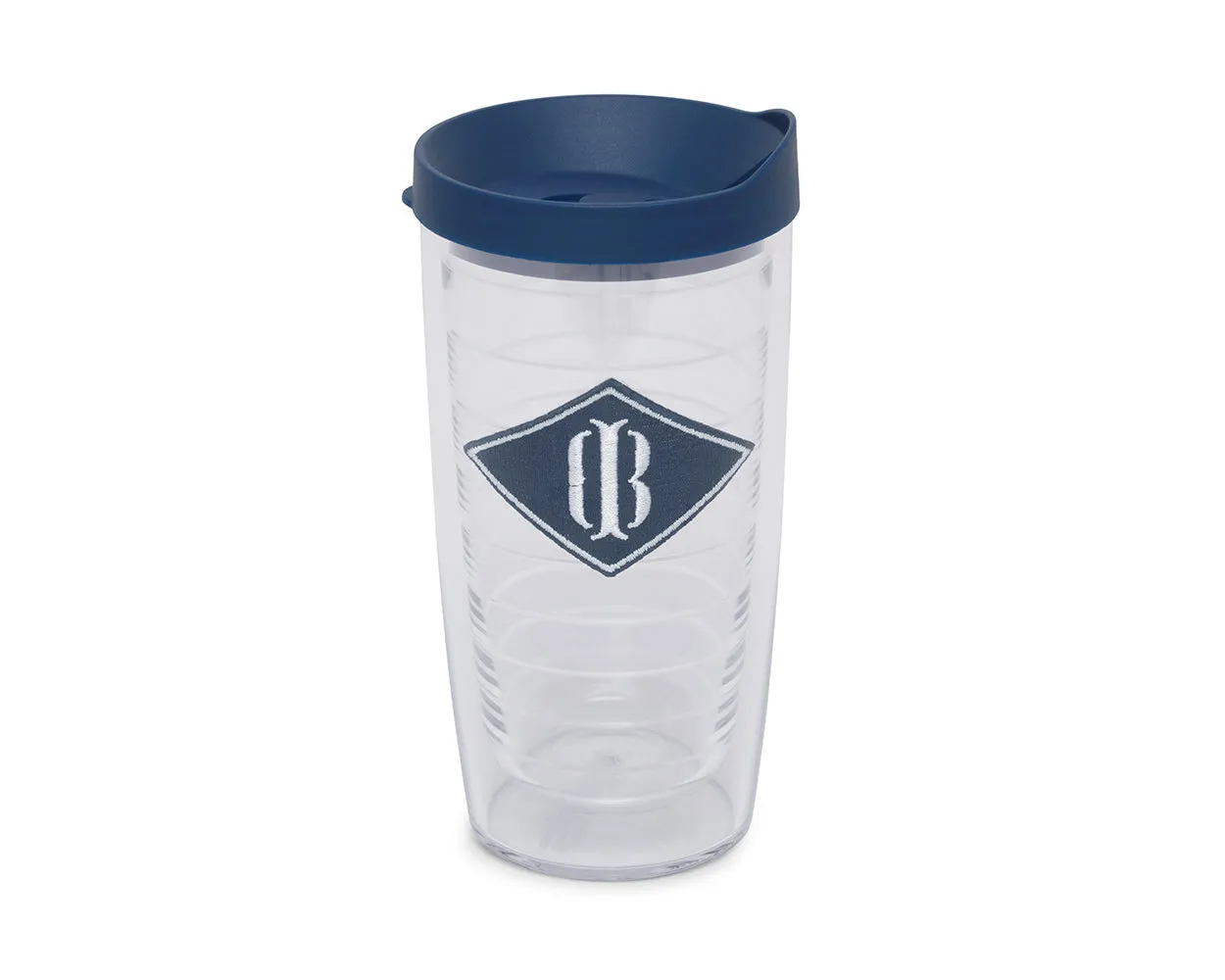 16oz Tervis Tumbler: Navy Diamond Patch with White Icon