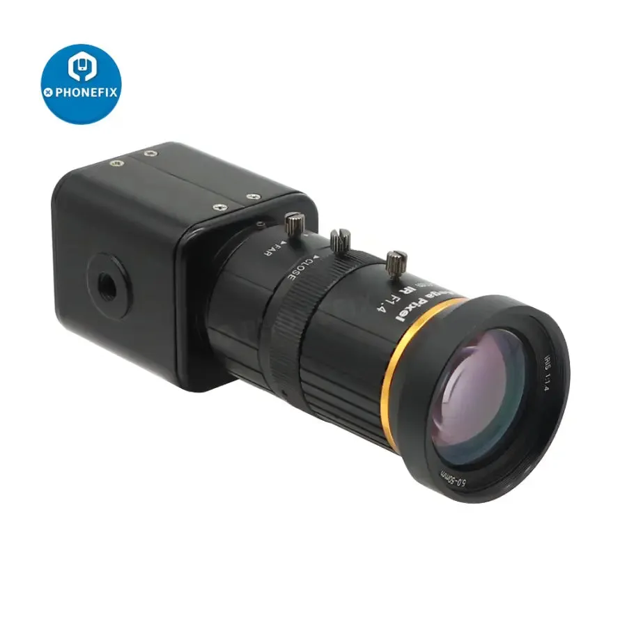 2.0MP 1080p Live Stream Camera 5.0-50mm F1.4 CCTV Lens