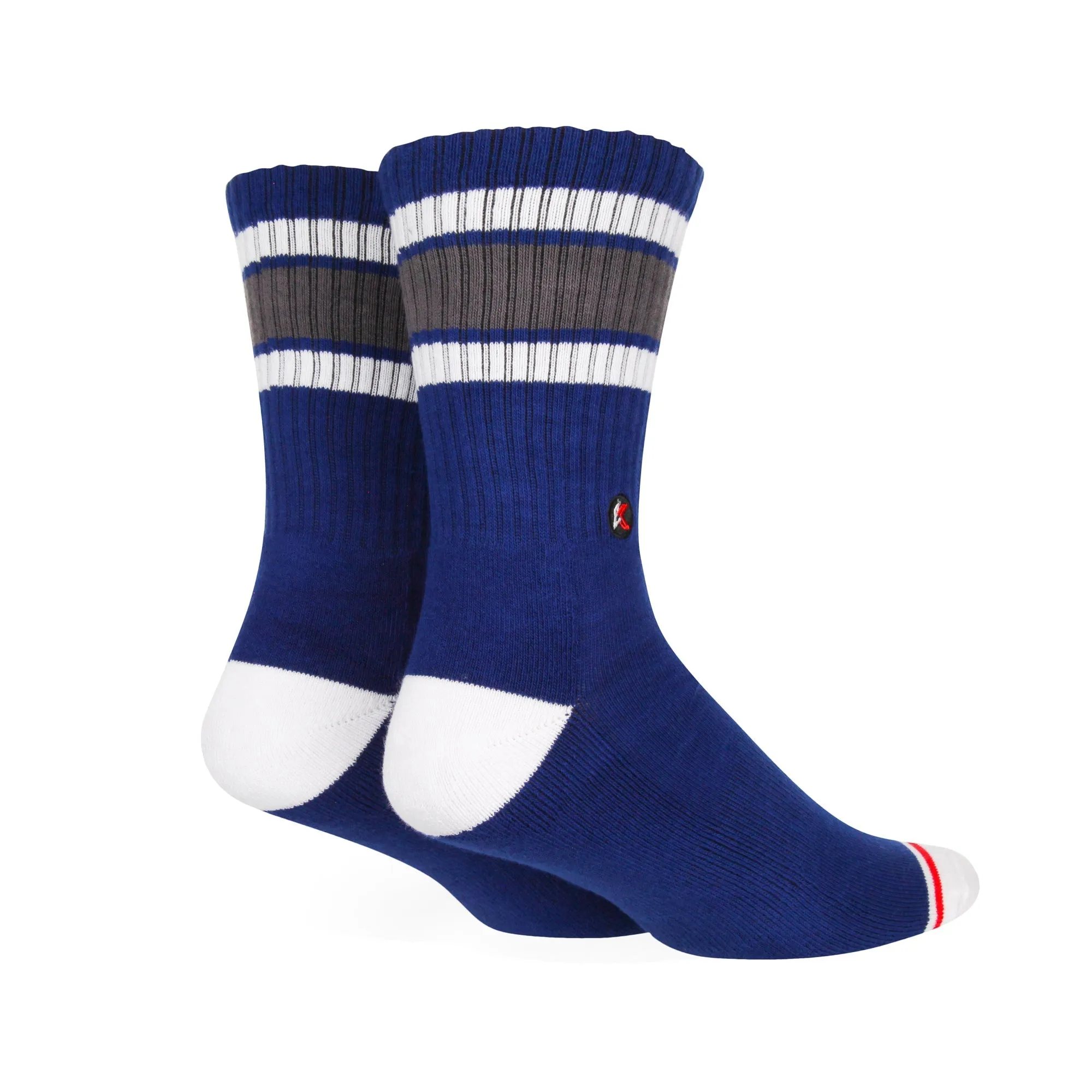 3 Pack Navy Crew Sock