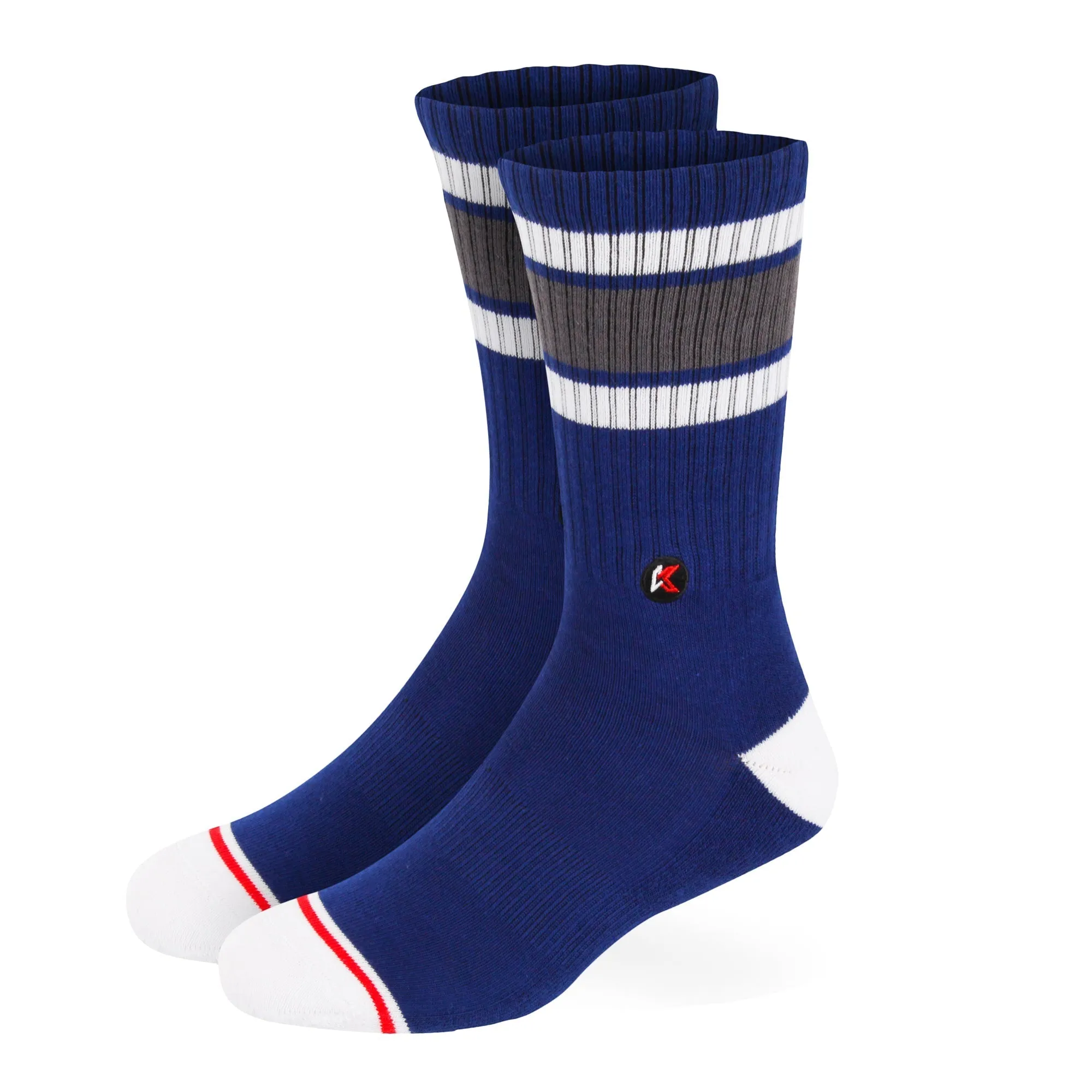 3 Pack Navy Crew Sock