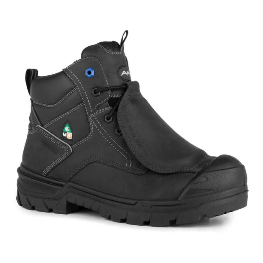 Acton G3G Unisex 6" Composite Toe Work Safety Boot with MET Guard 9211B-11 - Black