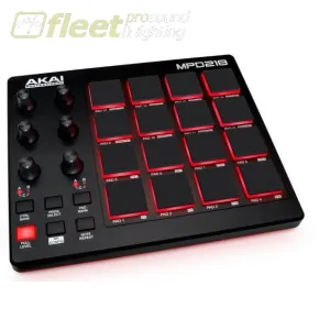 Akai MPD218 MIDI-over-USB pad controller