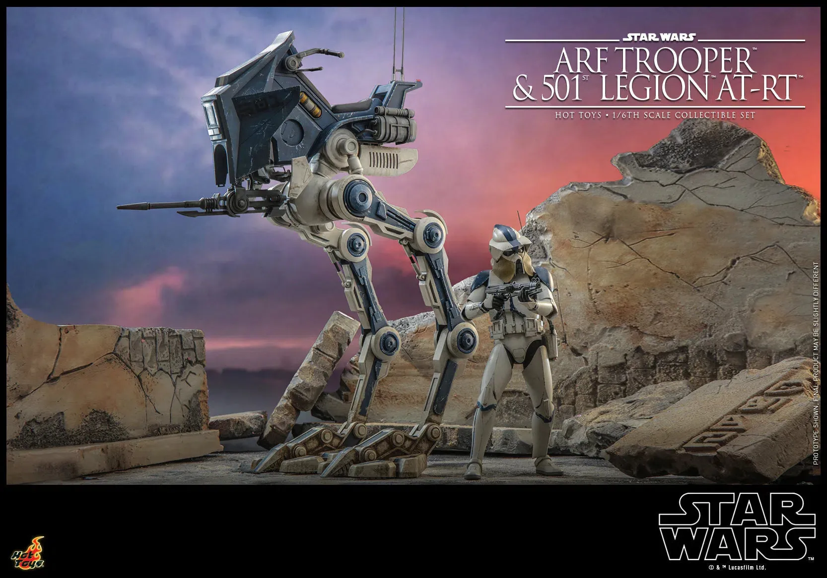 ARF Trooper & 501st Legion AT-RT: Star Wars The Clone Wars: TMS91