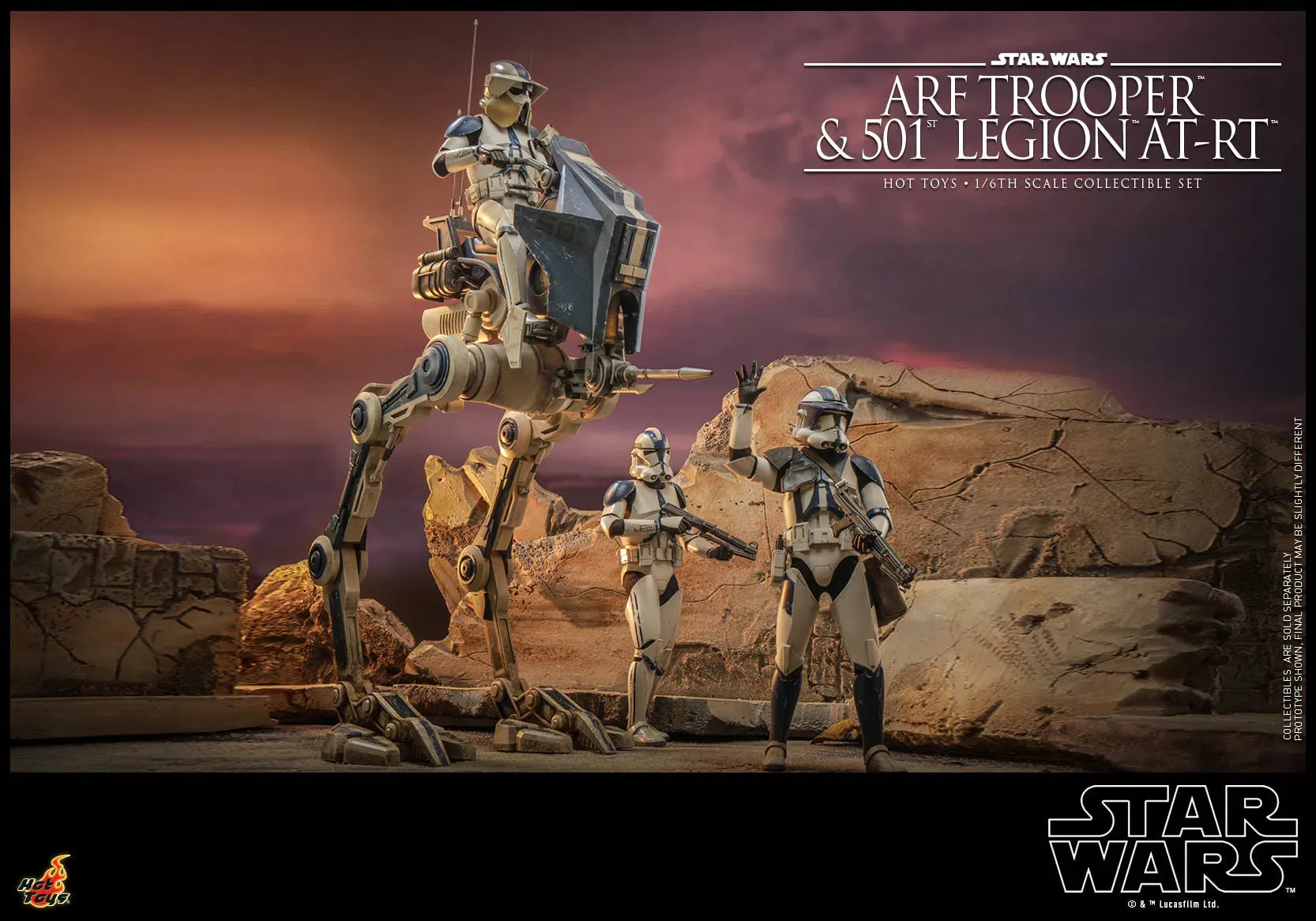 ARF Trooper & 501st Legion AT-RT: Star Wars The Clone Wars: TMS91