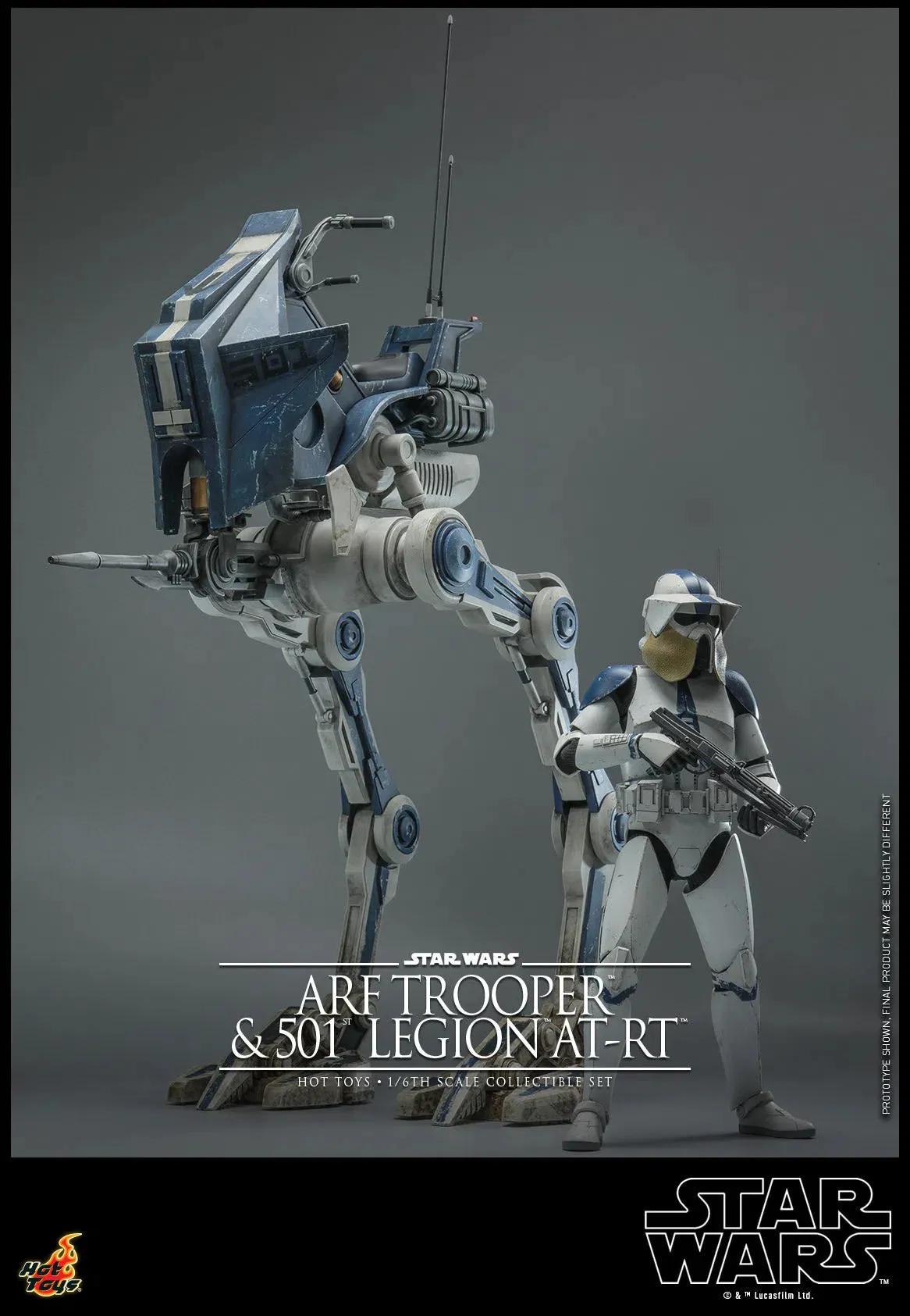 ARF Trooper & 501st Legion AT-RT: Star Wars The Clone Wars: TMS91