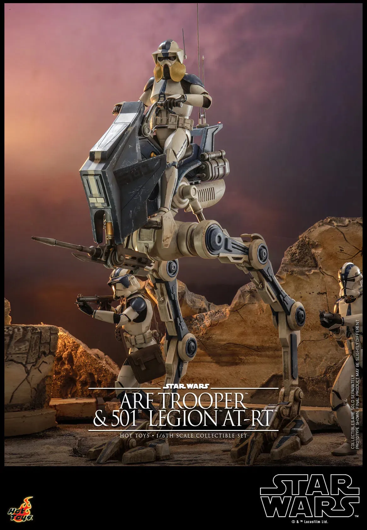 ARF Trooper & 501st Legion AT-RT: Star Wars The Clone Wars: TMS91