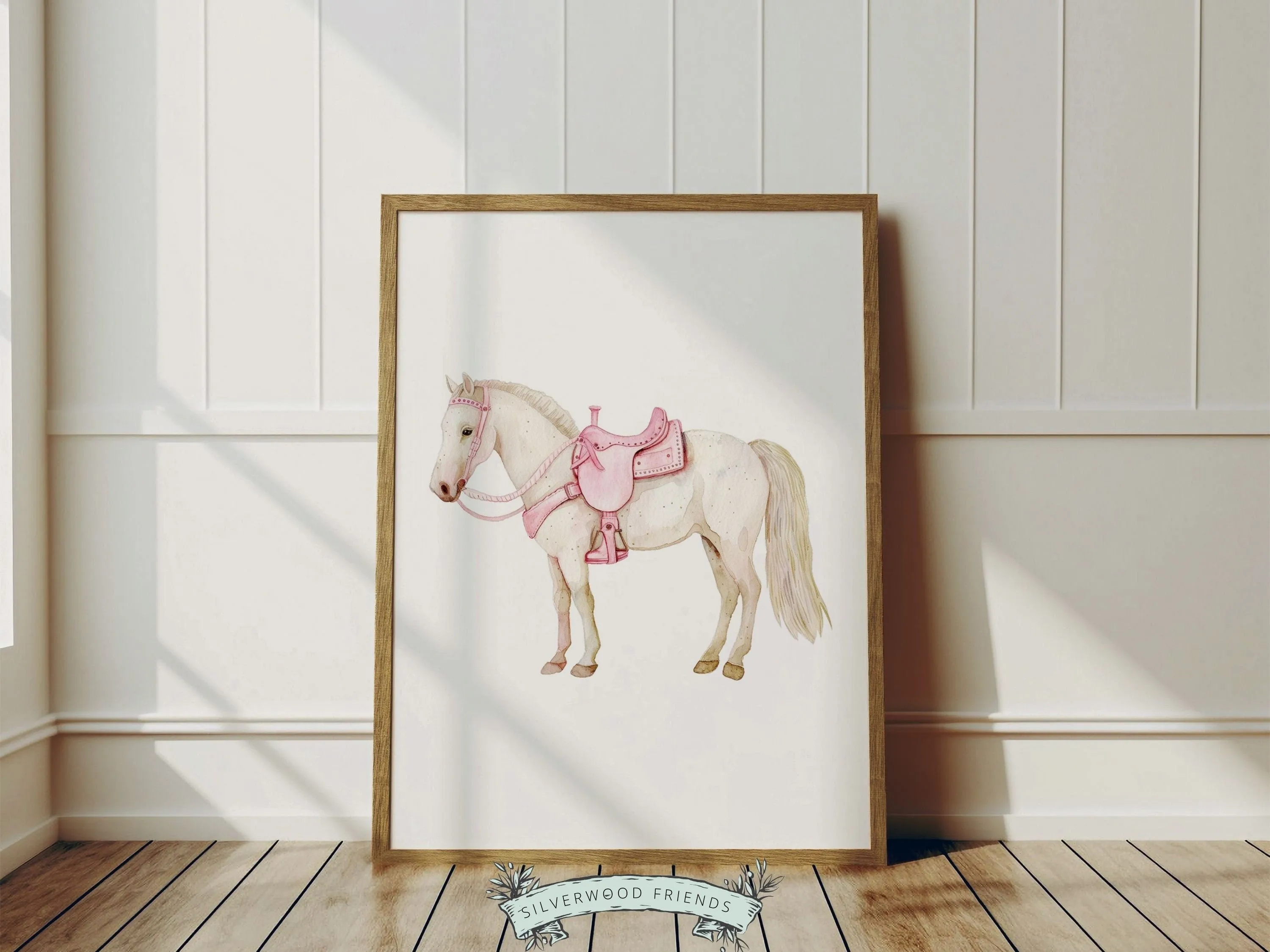 Baby Girl Western Nursery Prints - 001