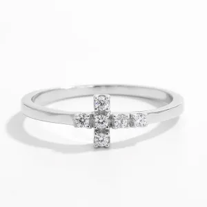 BE. 925  Cross Ring