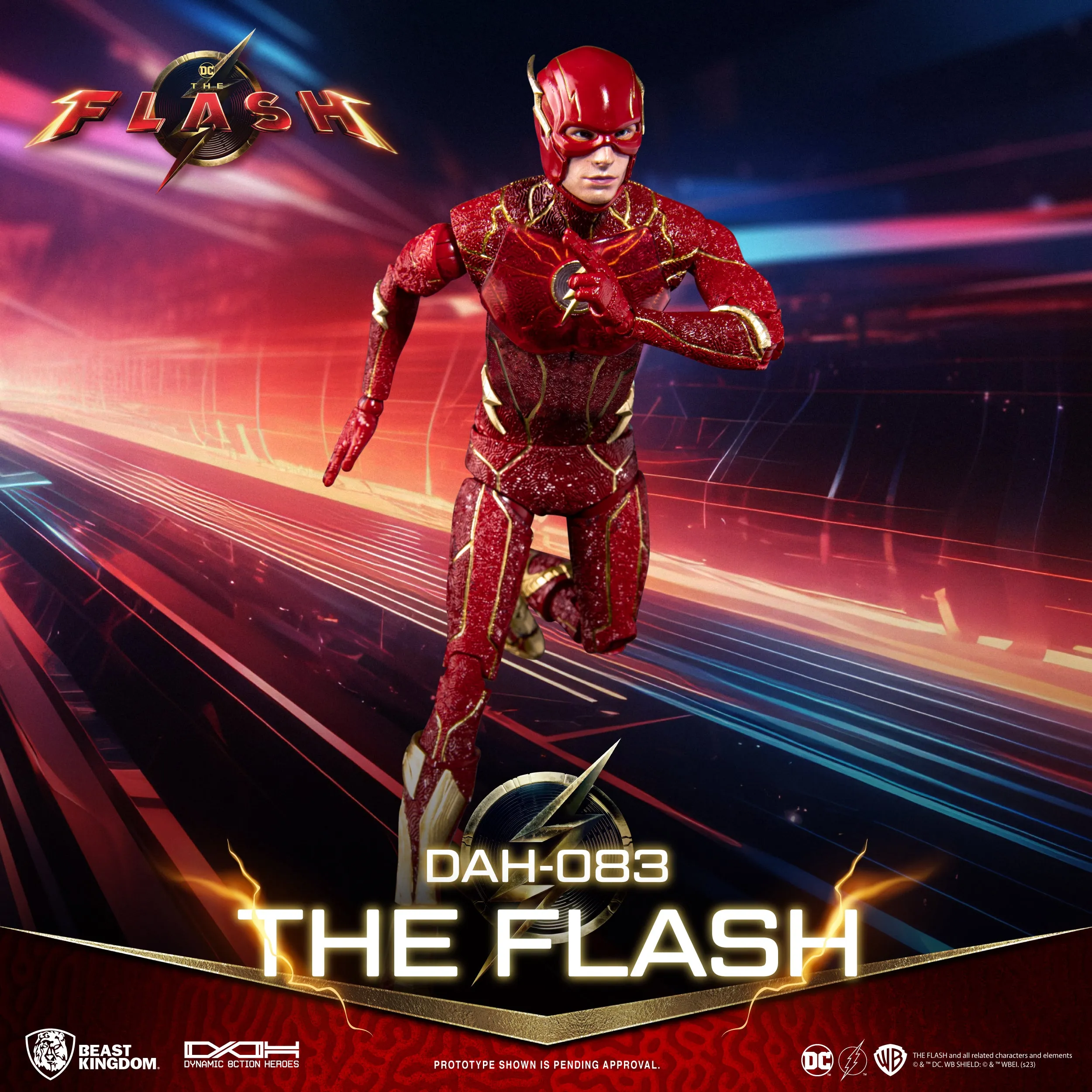 Beast Kingodm DAH-083 WARNER BROS: The Flash 1:9 Scale Dynamic 8ction Heroes Action Figure