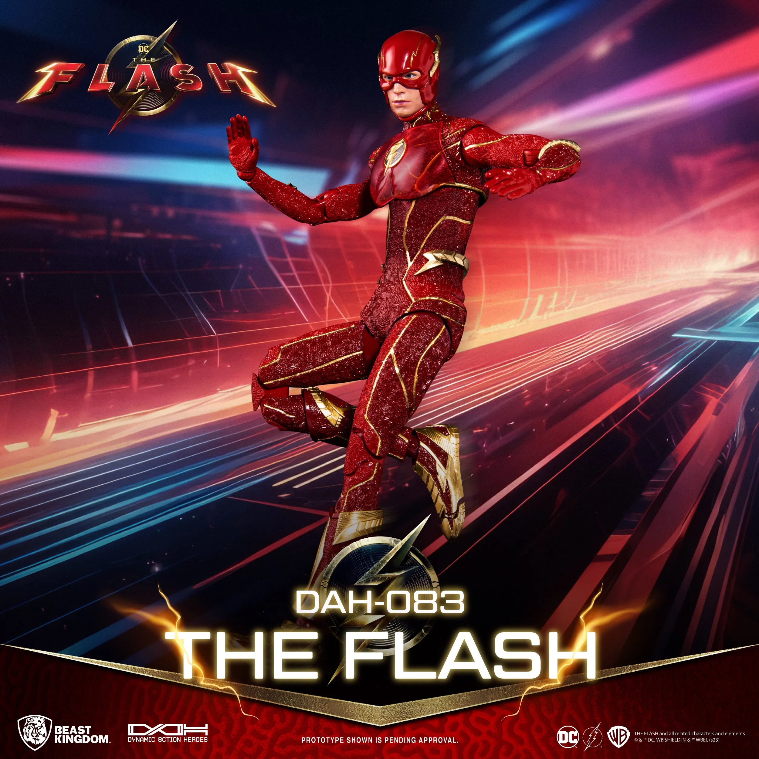 Beast Kingodm DAH-083 WARNER BROS: The Flash 1:9 Scale Dynamic 8ction Heroes Action Figure