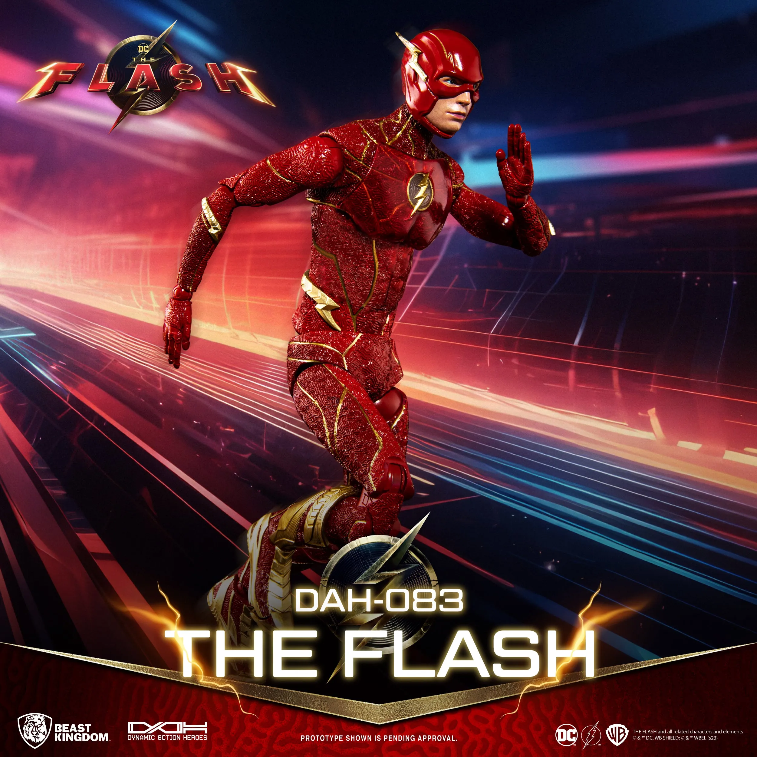 Beast Kingodm DAH-083 WARNER BROS: The Flash 1:9 Scale Dynamic 8ction Heroes Action Figure