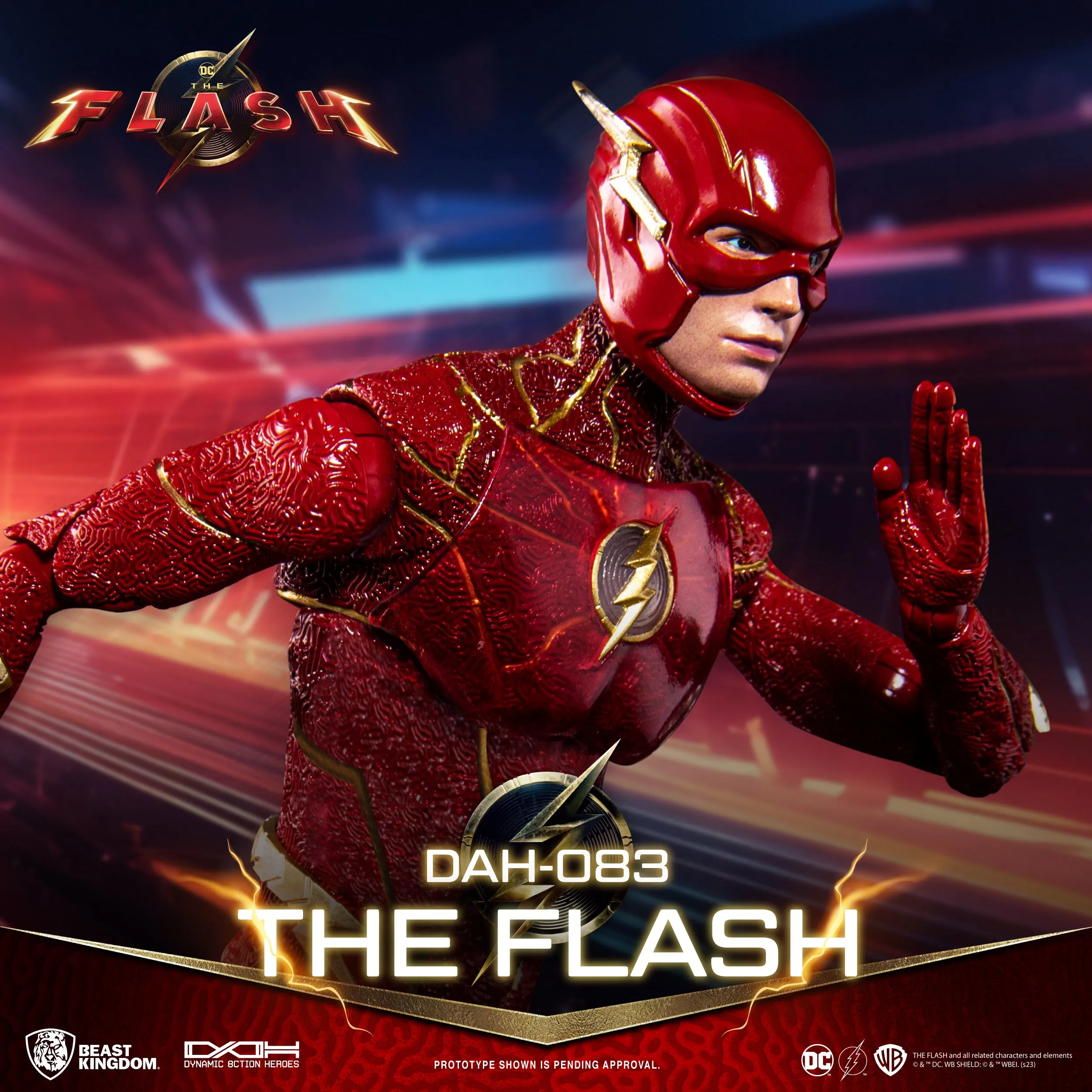 Beast Kingodm DAH-083 WARNER BROS: The Flash 1:9 Scale Dynamic 8ction Heroes Action Figure