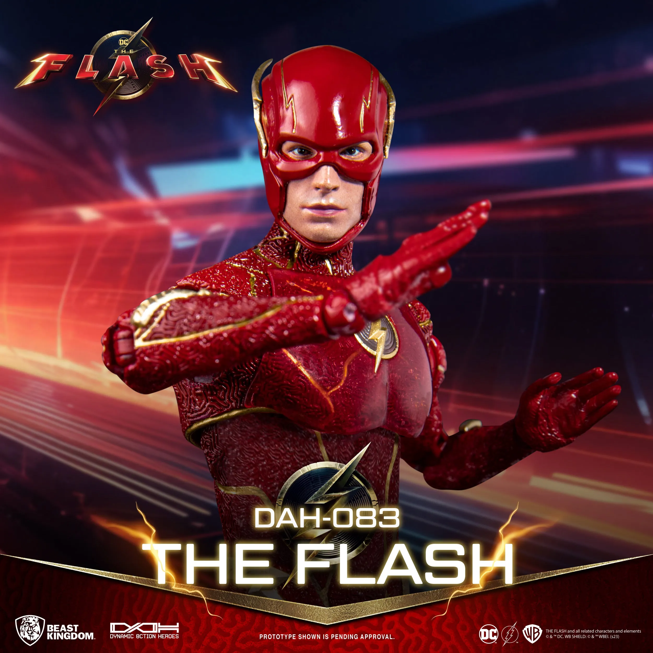 Beast Kingodm DAH-083 WARNER BROS: The Flash 1:9 Scale Dynamic 8ction Heroes Action Figure