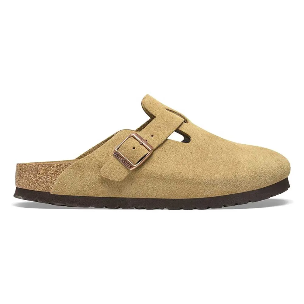 Boston Soft Footbed - Latte Cream Suede - Regular/Wide