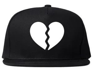 Broken Heart Snapback Hat