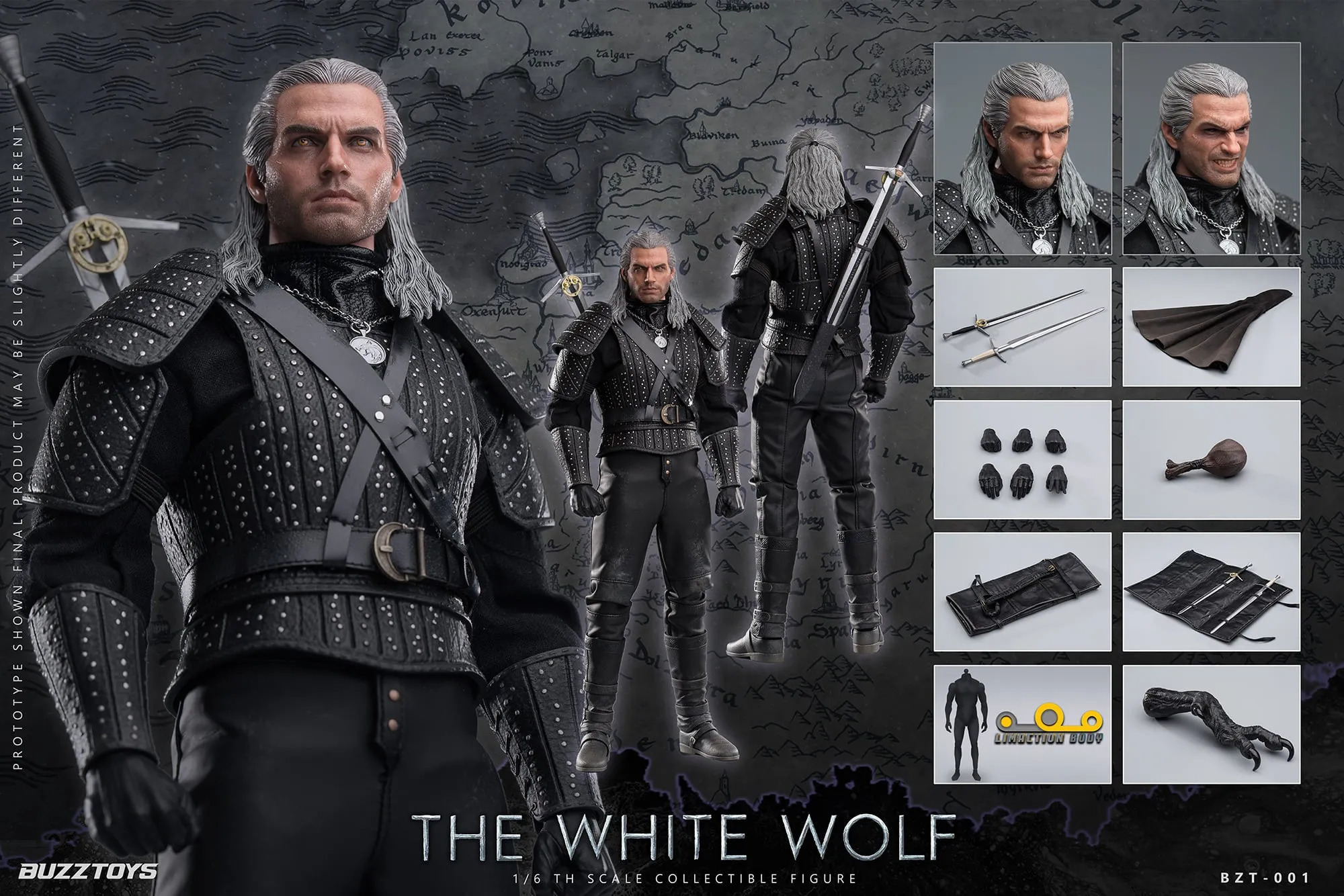 Buzztoys BZT001 The White Wolf 1/6 Collectibles Figure