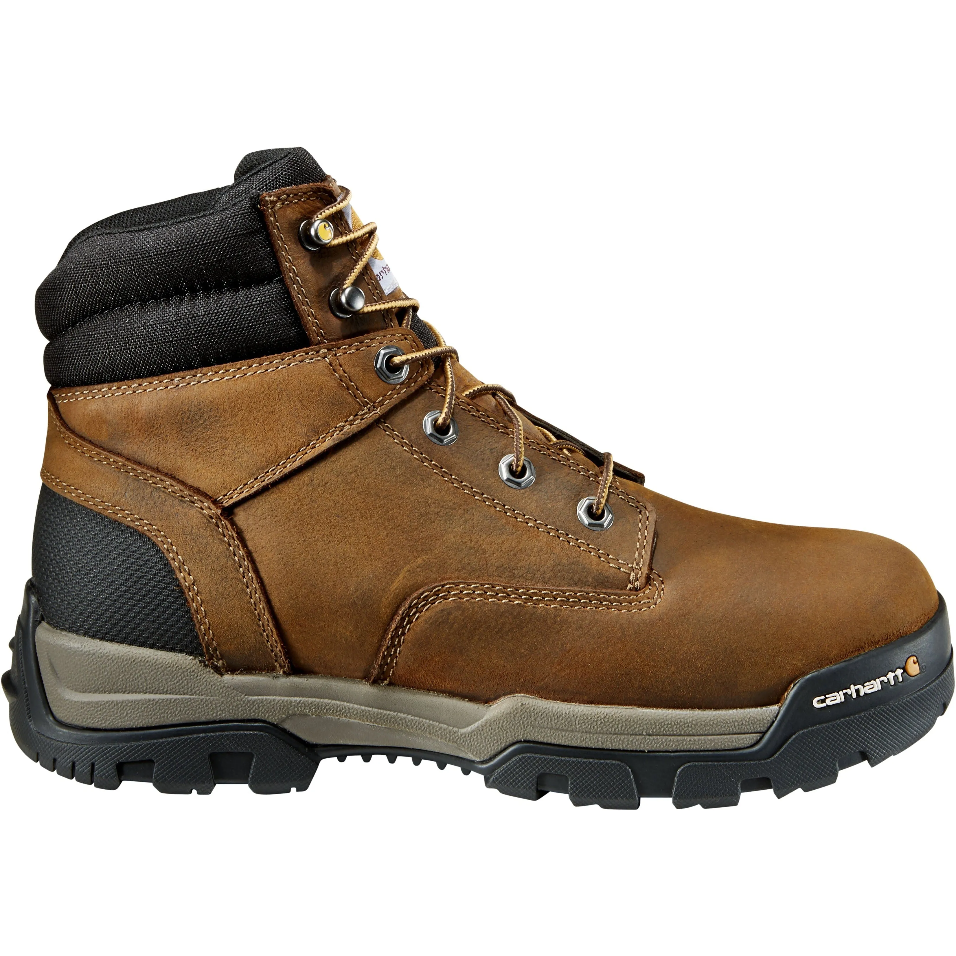 Carhartt Men's Ground Force 6" WP Comp Toe Work Boot - Brown - CME6347