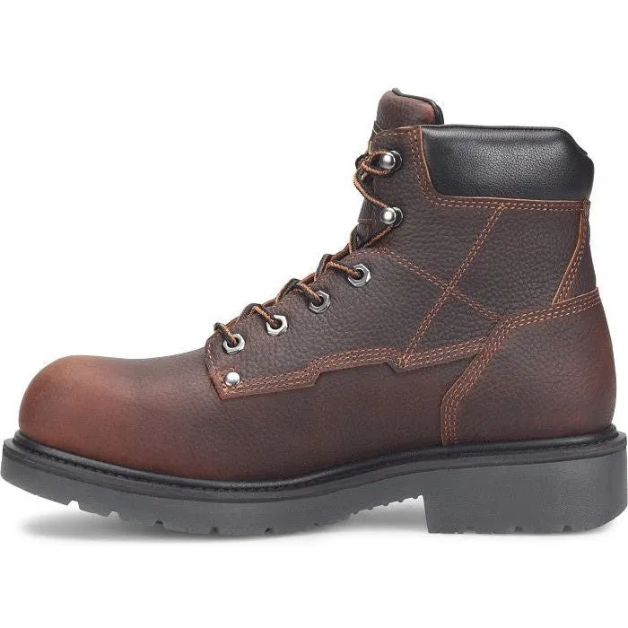 Carolina Men's Dice 6" Waterproof Slip Resistant Work Boot -Brown- CA6011