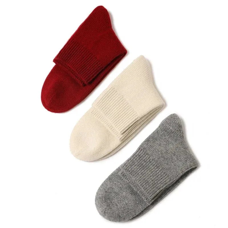 Cashmere Knitted Socks