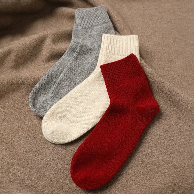 Cashmere Knitted Socks