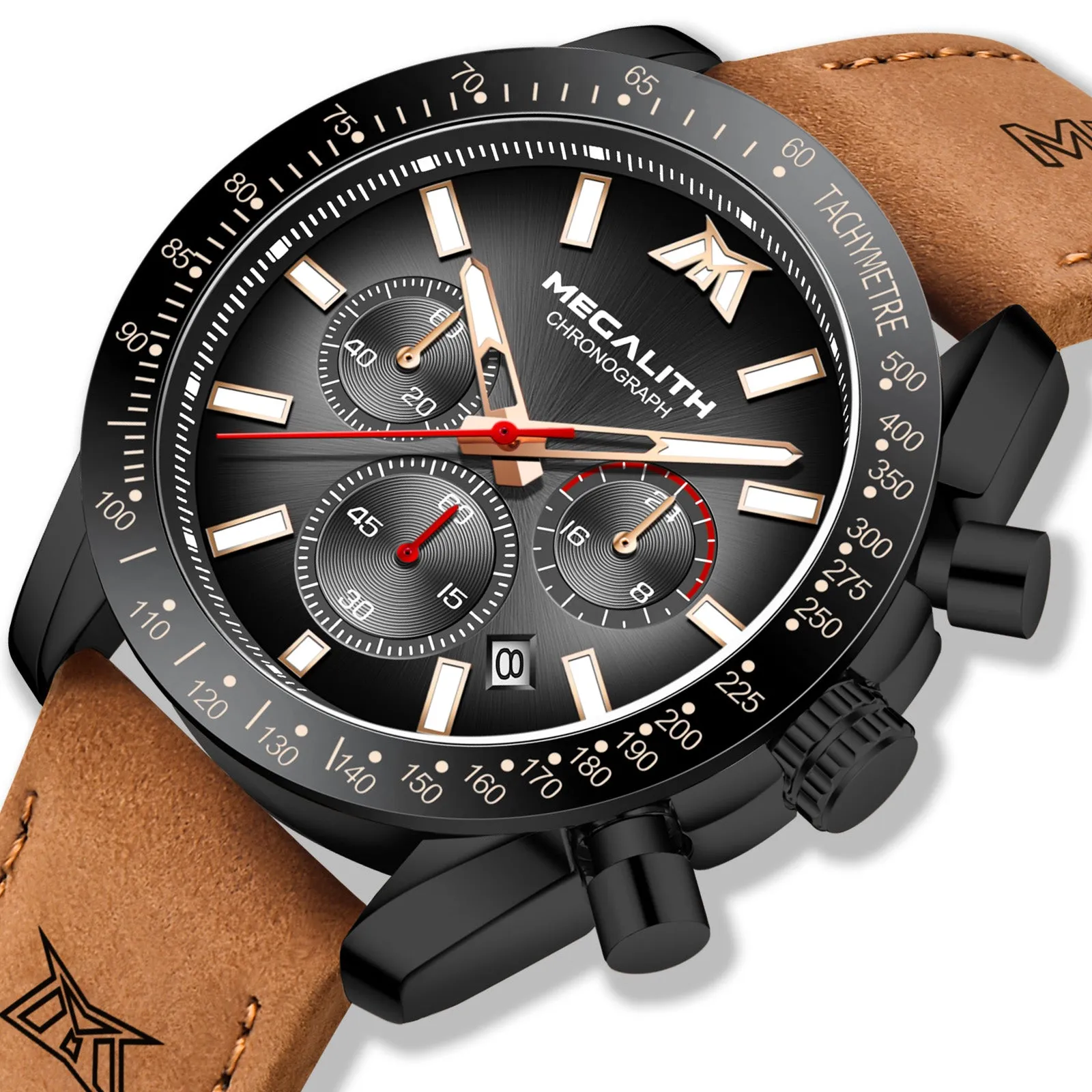 Chronograph Watch | Leather Band | 8274M