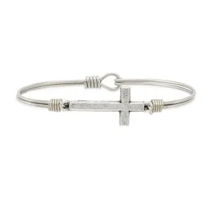 Cross Bangle Bracelet