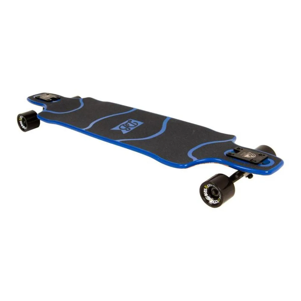 DB Longboards Paradigm Blue & Gold 41" Drop Through Longboard