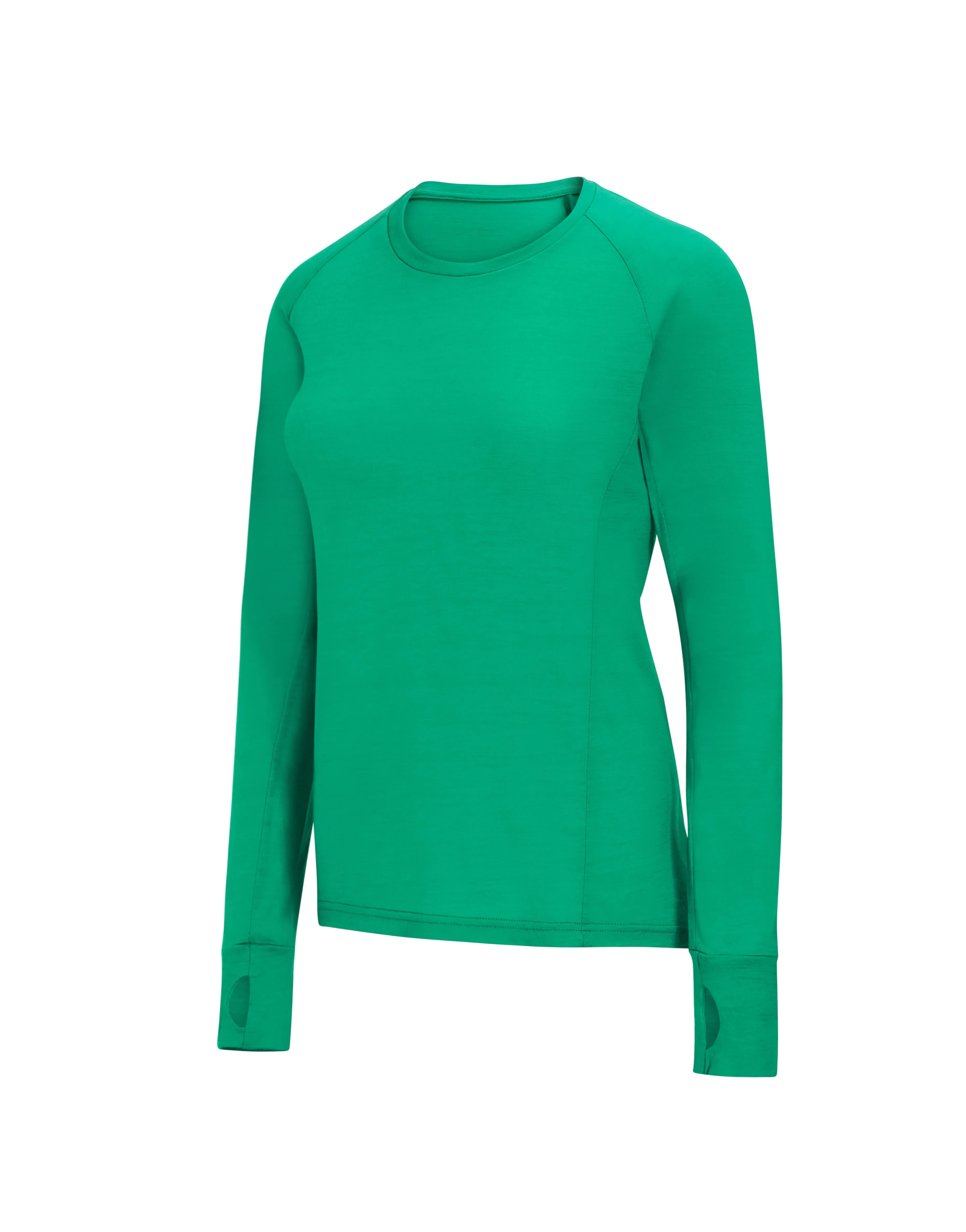 FLORA - Womens Merino Wool Baselayer Long Sleeve, Crew Neck