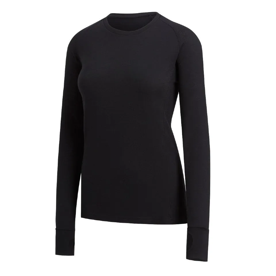 FLORA - Womens Merino Wool Baselayer Long Sleeve, Crew Neck