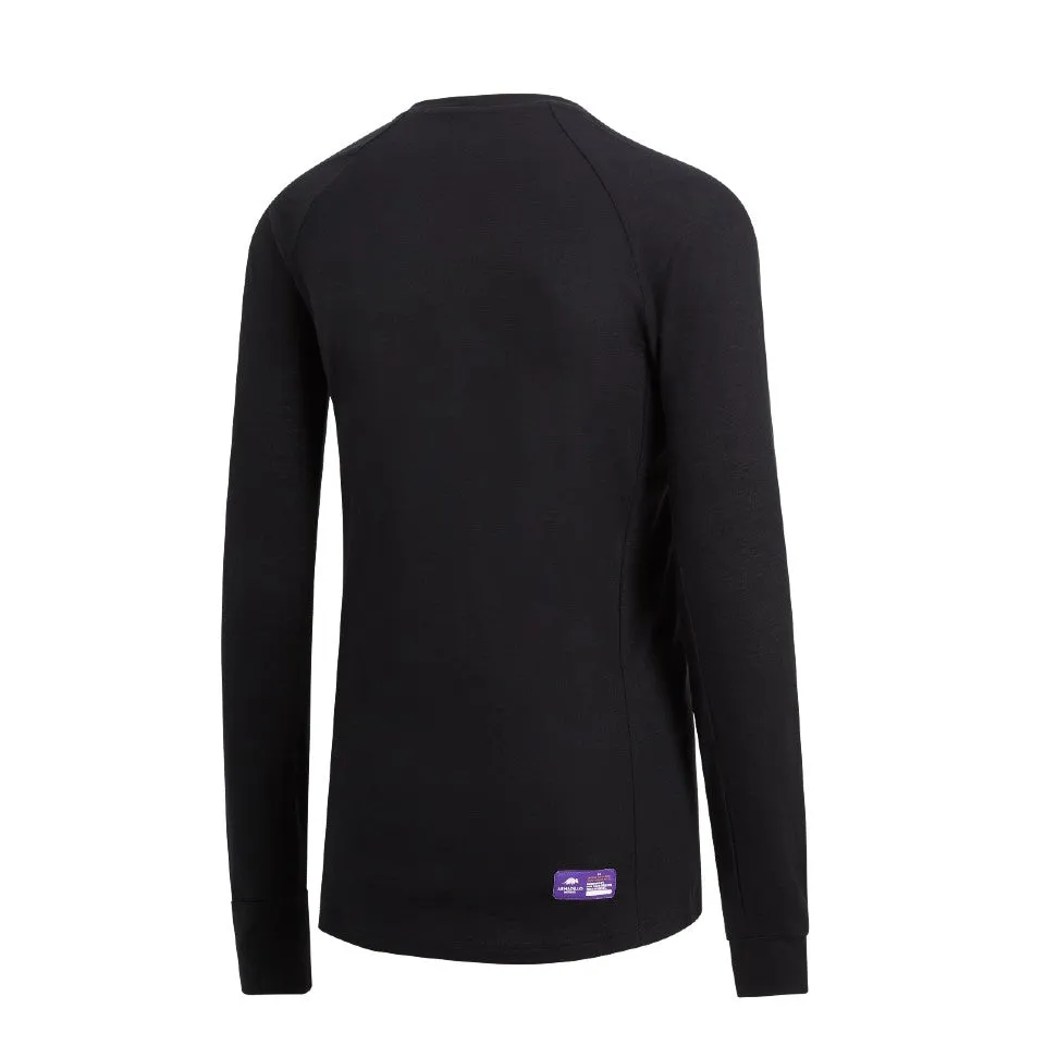 FLORA - Womens Merino Wool Baselayer Long Sleeve, Crew Neck