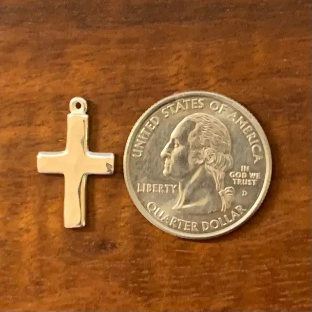 Hand Hammered Cross Charm