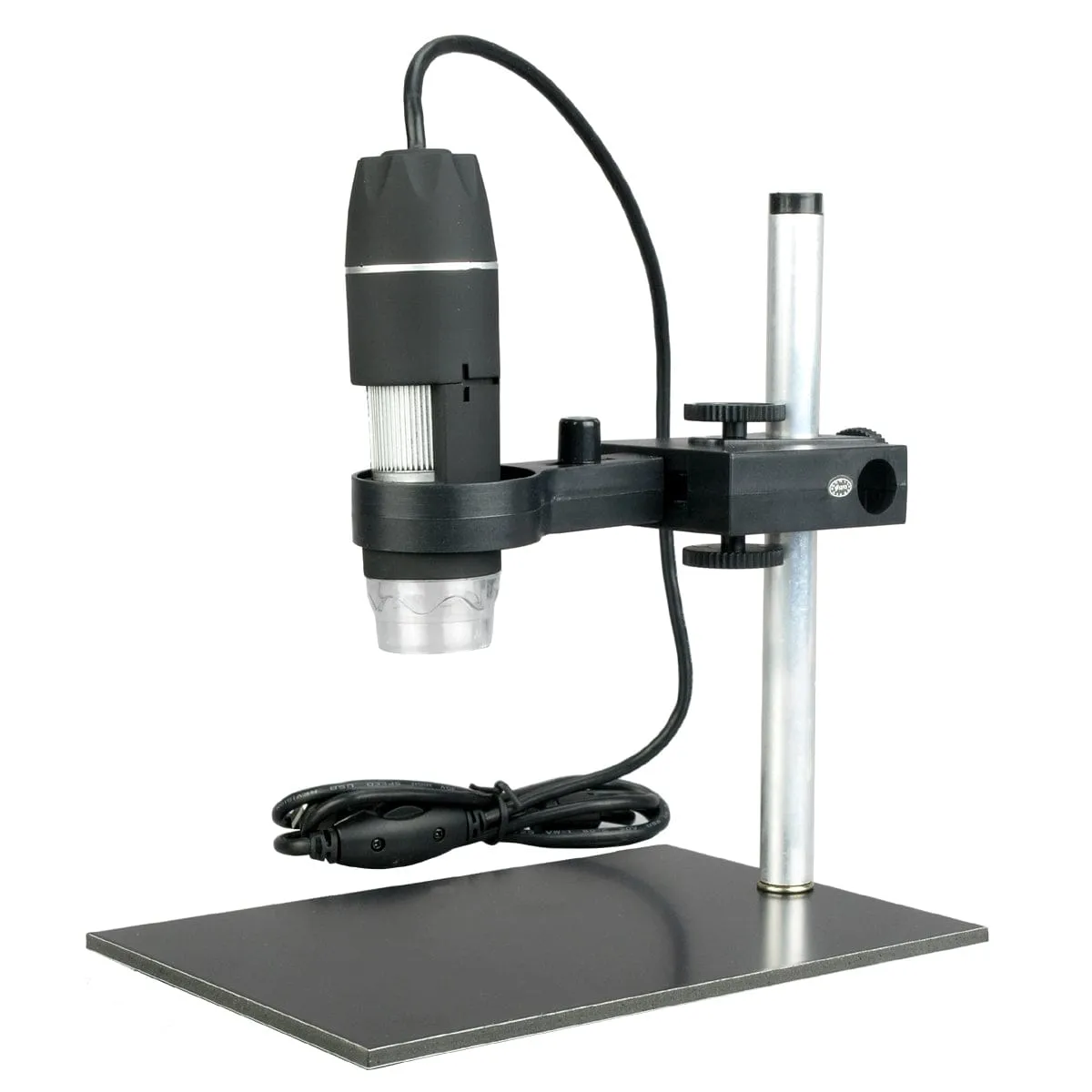 Holiday Savings! AmScope UTP Series 0.3MP USB Handheld Digital Microscope 10X-200X Magnification with LED Illumination and Stand   BONUS Carrying Case