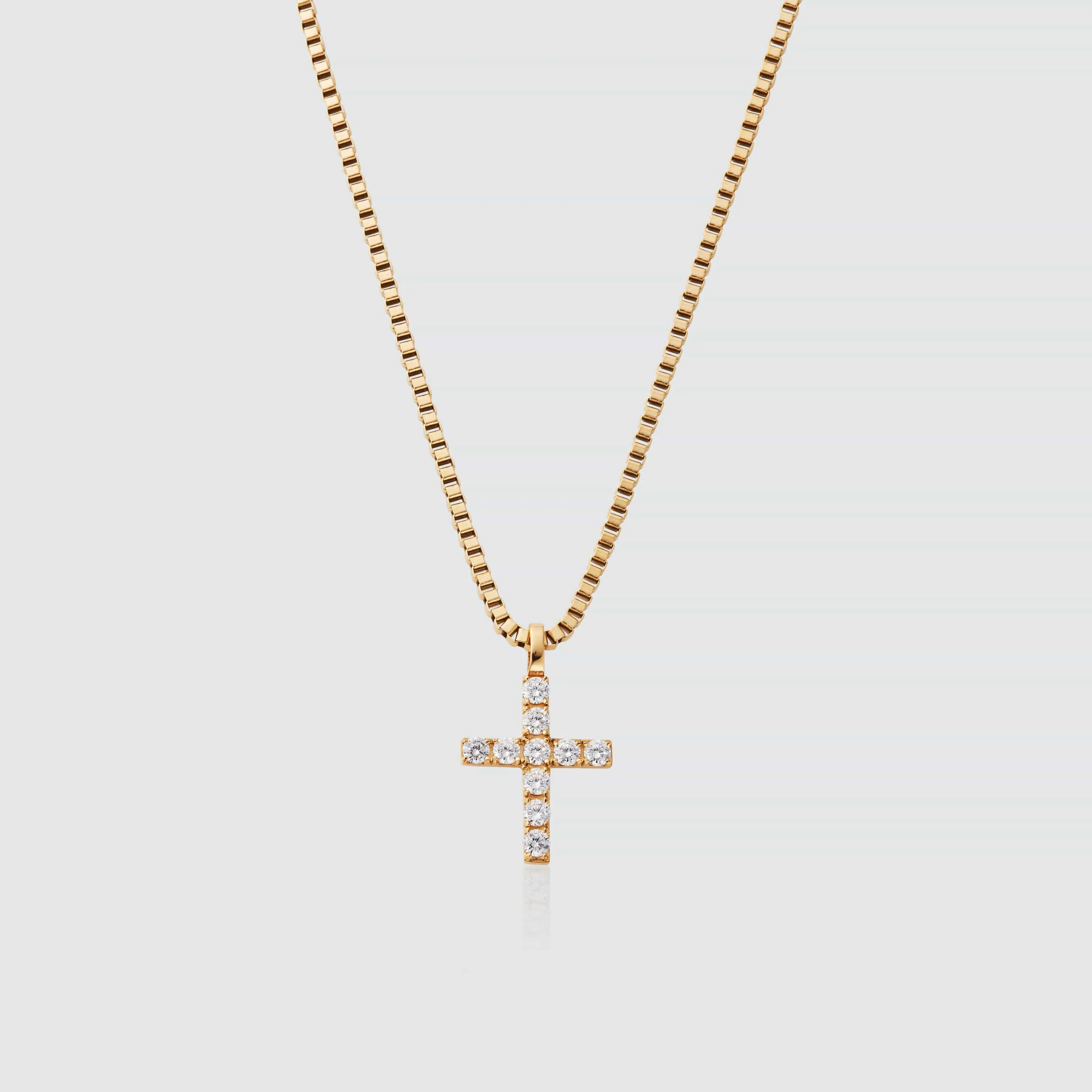 Iced Cross (Gold)