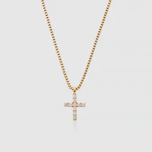 Iced Cross (Gold)