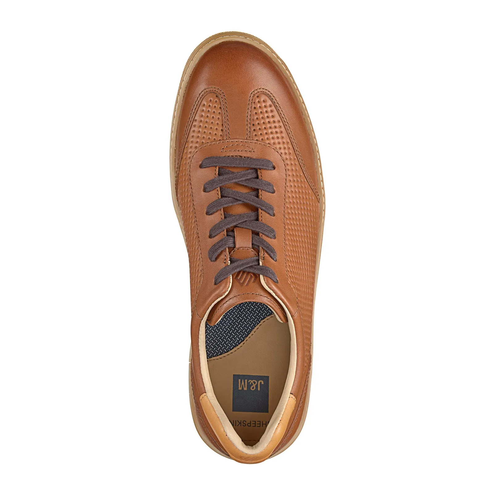 Johnston & Murphy Mcguffey T-Toe Oxford (Men) - Tan Full Grain