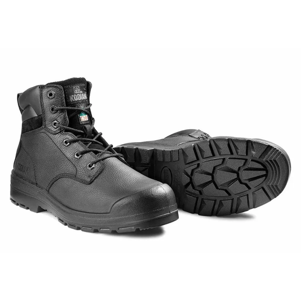 Kodiak Greb Men's 6" Steel Toe Work Boot KD0A4TH4BLK - Black