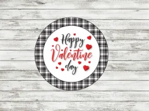 Plaid Happy Valentine's Door/Wreath Sign