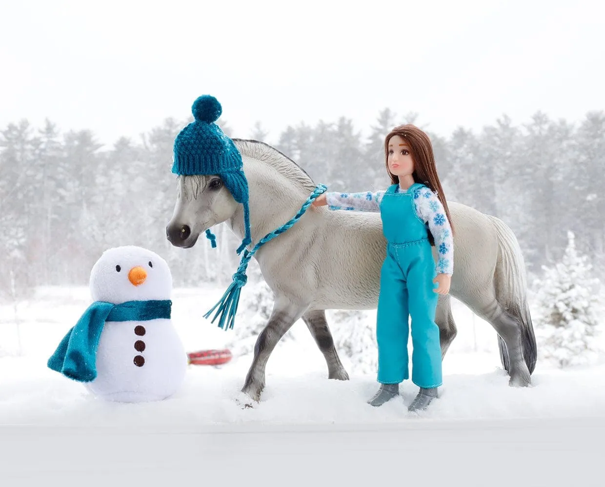 Pony Snow Day | Holiday Pony Playset - Tinsel