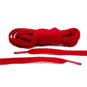 Red Flat Shoe Laces