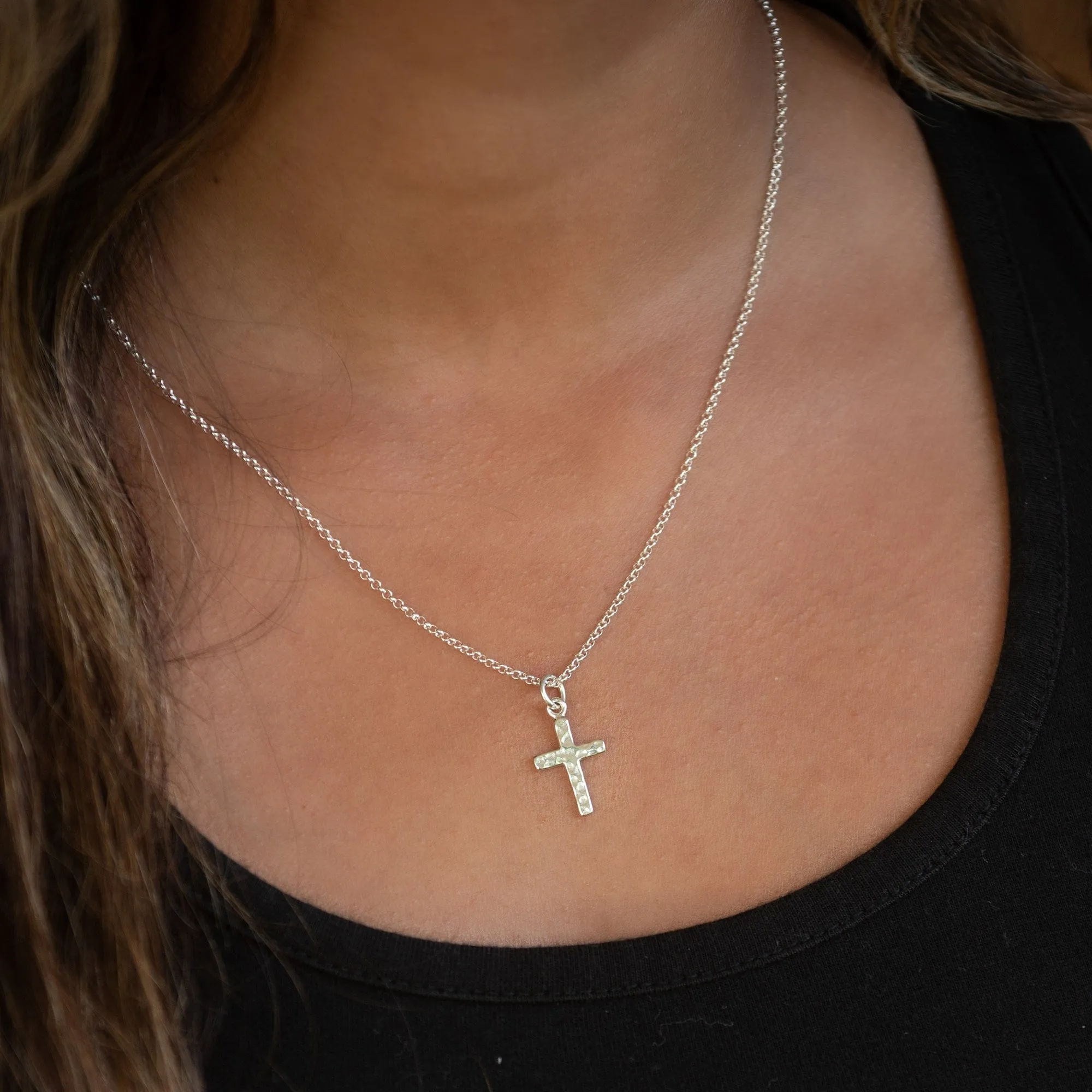 Silver Cross Necklace