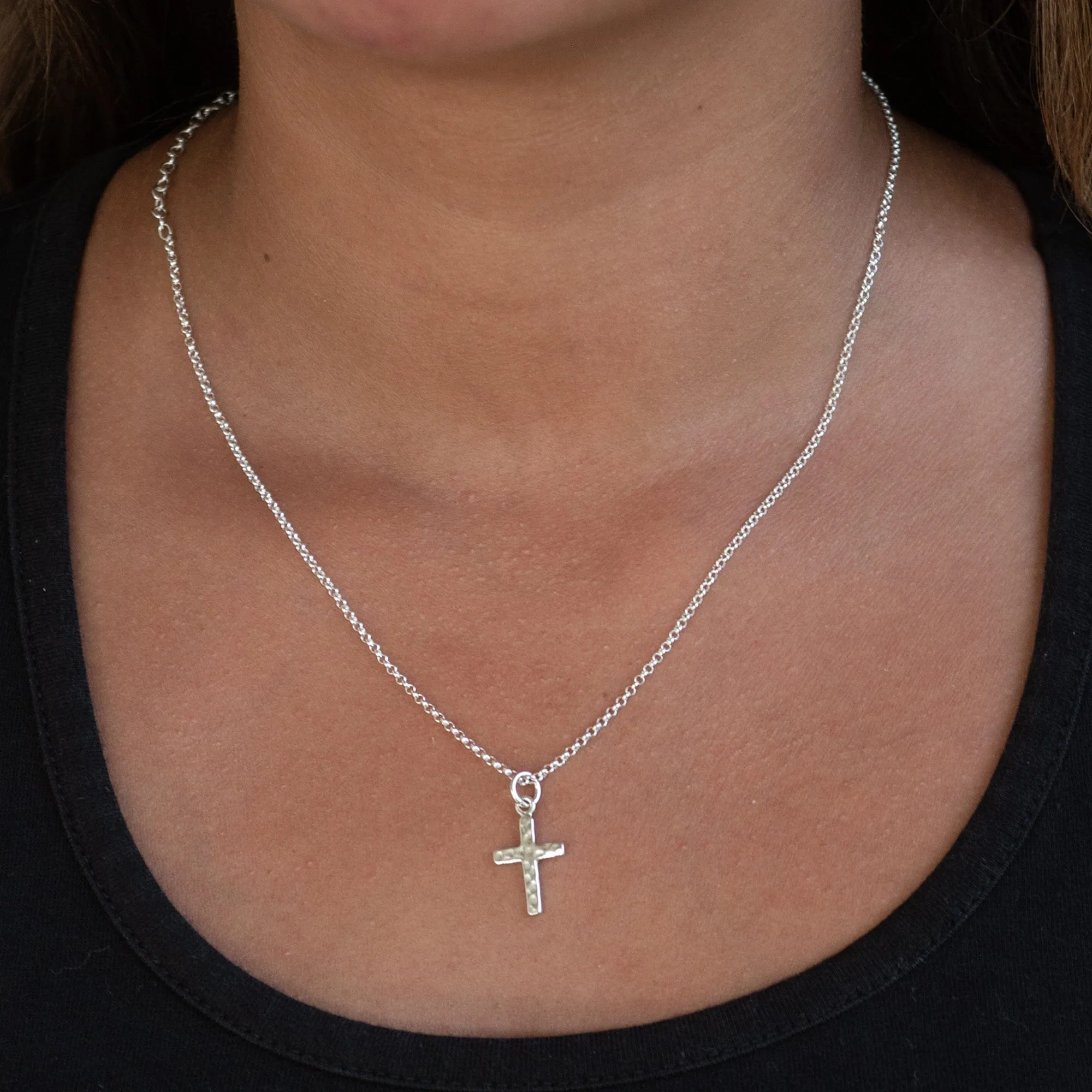 Silver Cross Necklace